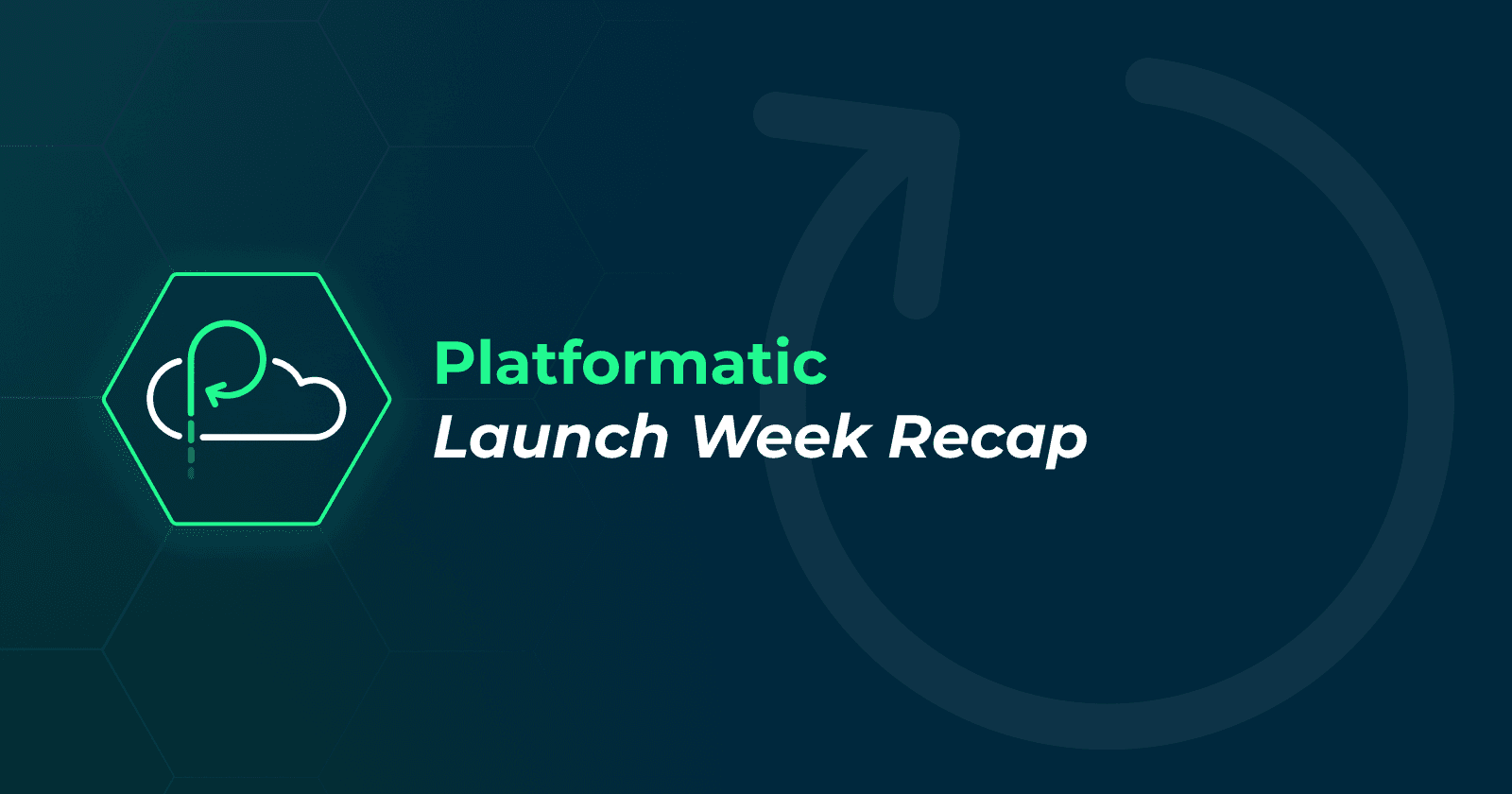 Platformatic Launch Week Recap