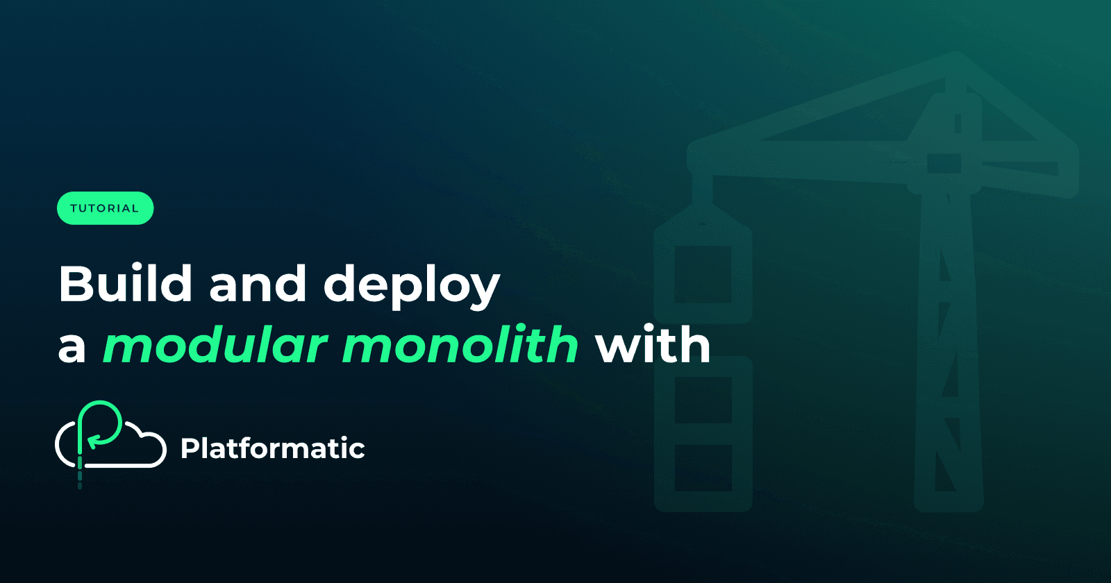 Build and deploy a modular monolith with Platformatic
