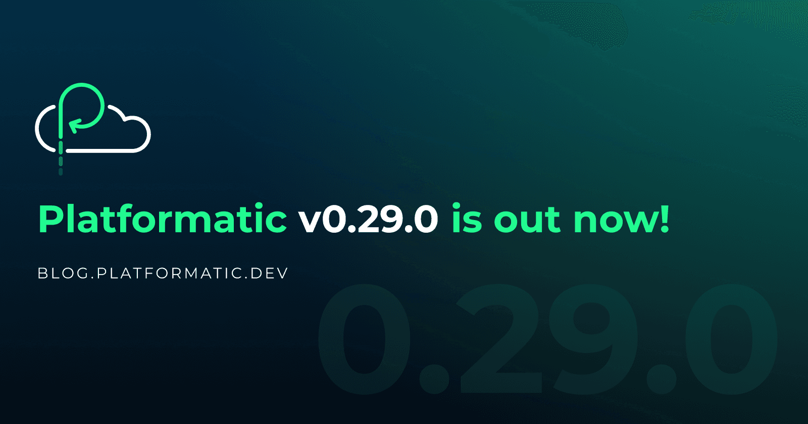Platformatic v0.29.0 is out now!