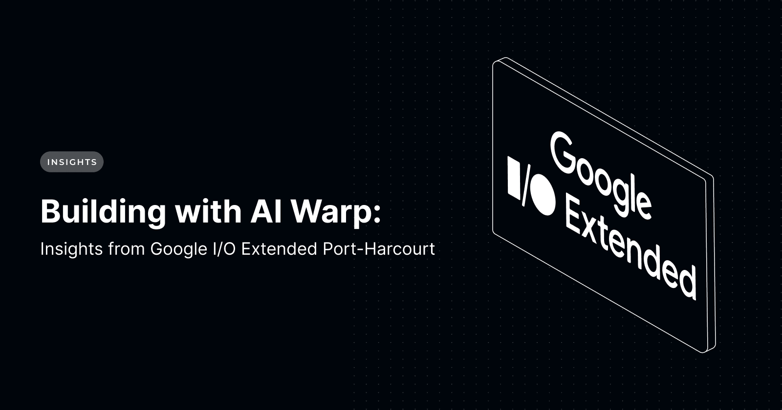 Building with AI Warp