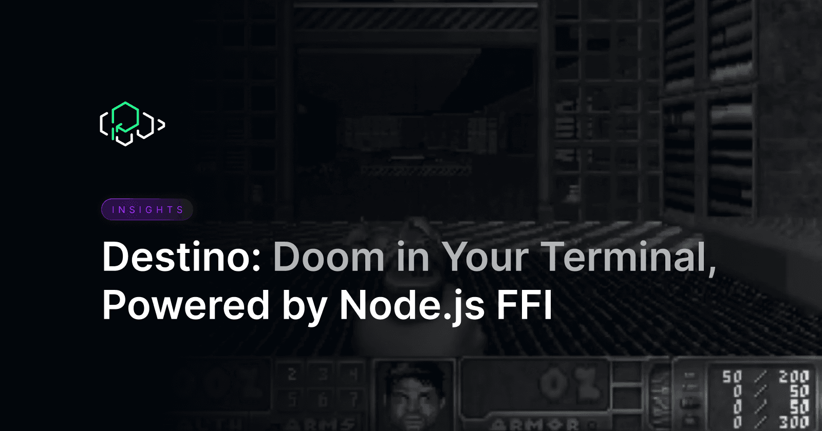 Destino: Doom in Your Terminal, Powered by Node.js FFI